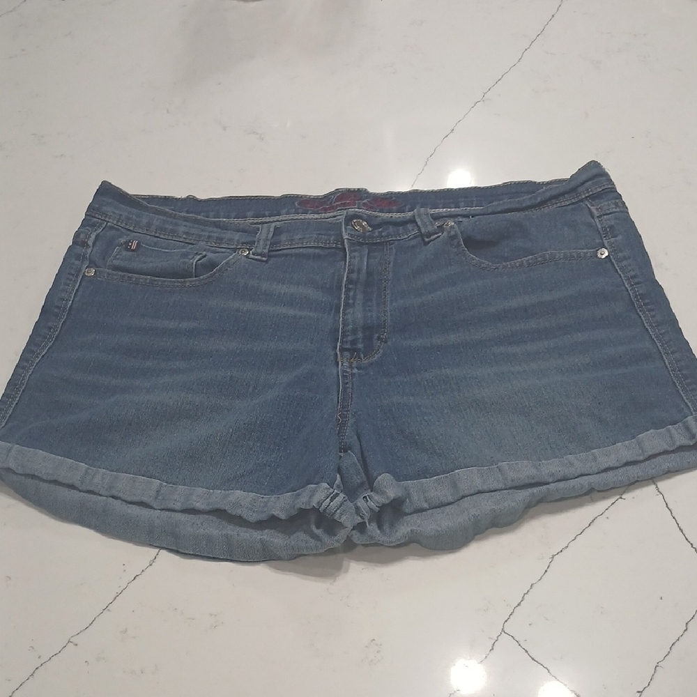 Women's Blue Denim Shorts